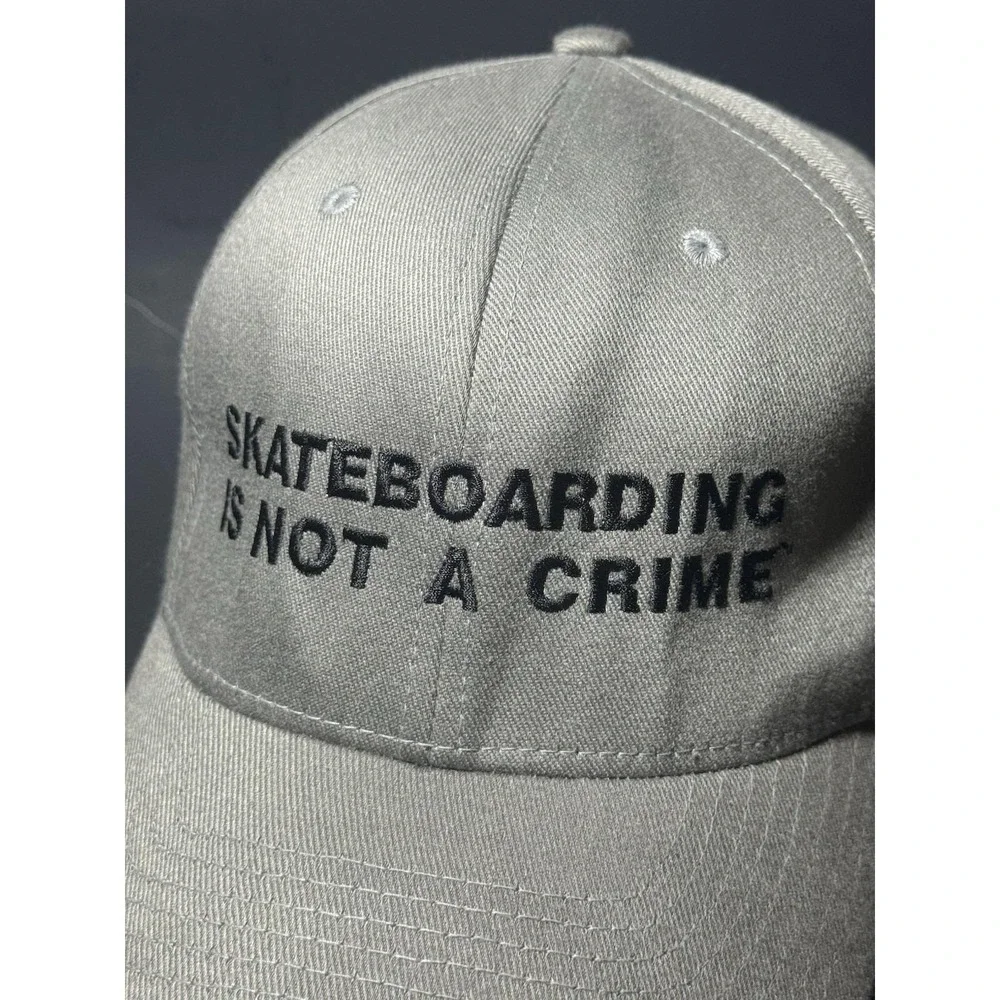 Y2K Skateboard Is Not A Crime Skateboard Hat‎ Size S/M
